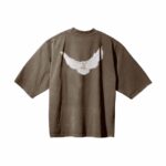 Yeezy-Gap-Engineered-by-Balenciaga-Dove-3-4-Sleeve-T-Shirt-–-Beige-back
