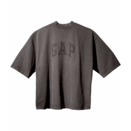 Yeezy-Gap-Engineered-by-Balenciaga-Dove-3-4-Sleeve-T-Shirt-–-Grey-front