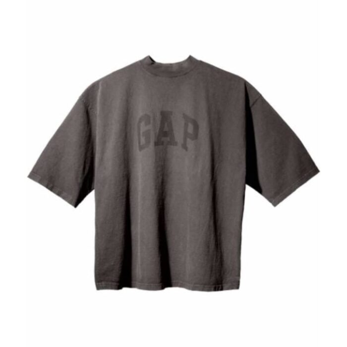 Yeezy-Gap-Engineered-by-Balenciaga-Dove-3-4-Sleeve-T-Shirt-–-Grey-front